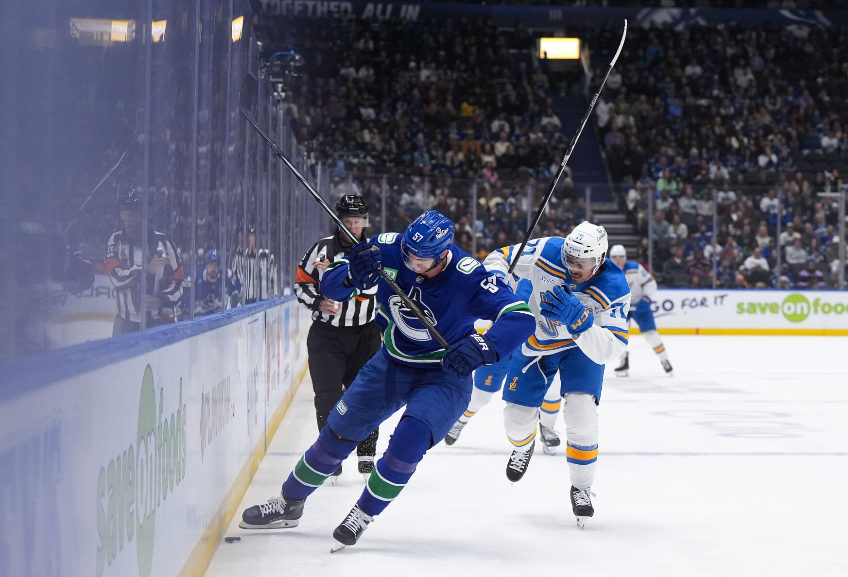 Blues Canucks Hickey